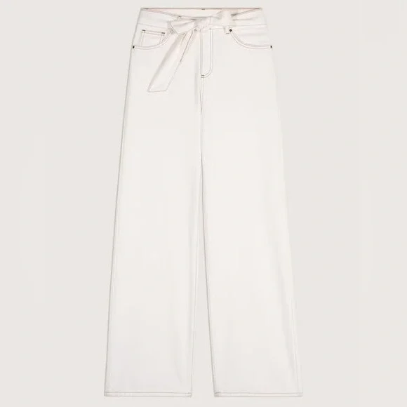 *NWT Ba&sh deugene PANTS in off white